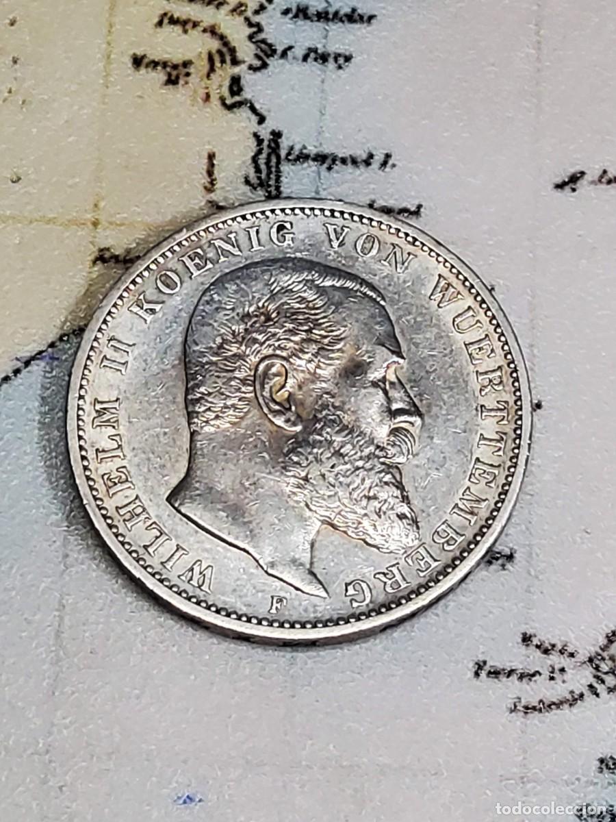 Alte M&uuml;nzen aus Europa: 3 MARCOS DE PLATA DE ALEMANIA DEL A&Ntilde;O 1909-F.CASI SIN CIRCULAR