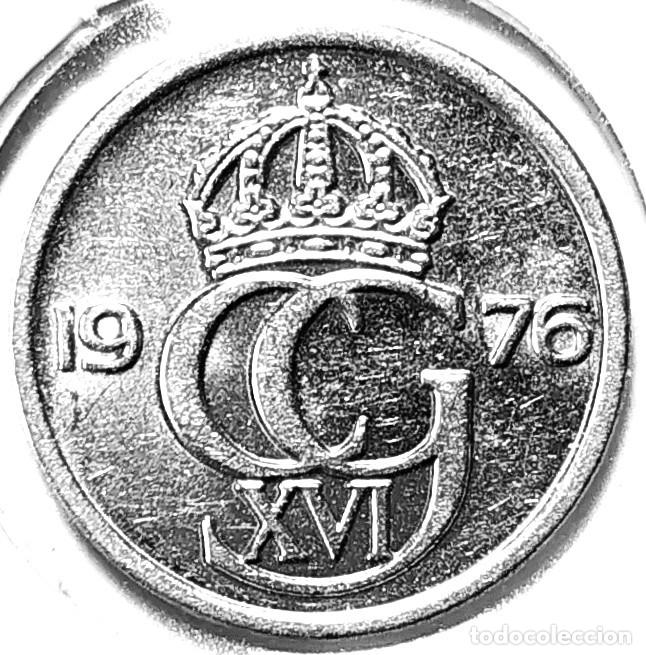 Alte M&uuml;nzen aus Europa: SUECIA (1975-) - 10 ORE 1976 U - REY CARL XVI GUSTAF - A - 1,44 GR. COBRE NIQUELADO - DIAMETRO 15 mm