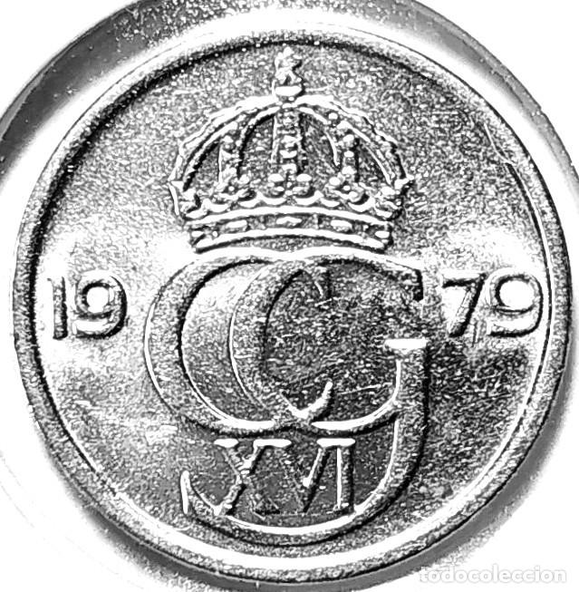 Alte M&uuml;nzen aus Europa: SUECIA (1975-) - 10 ORE 1979 U - REY CARL XVI GUSTAF - A - 1,44 GR. COBRE NIQUELADO - DIAMETRO 15 mm