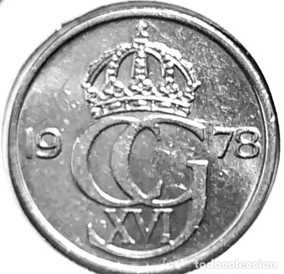 Monedas antiguas de Europa: SUECIA (1975-) - 25 ORE 1978 U - REY CARL XVI GUSTAF - A - 2,18 GR. CUPRONIQUEL - DIAMETRO 17 mm