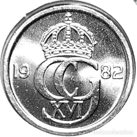 Monedas antiguas de Europa: SUECIA (1975-) - 25 ORE 1982 U - REY CARL XVI GUSTAF - A - 2,18 GR. CUPRONIQUEL - DIAMETRO 17 mm