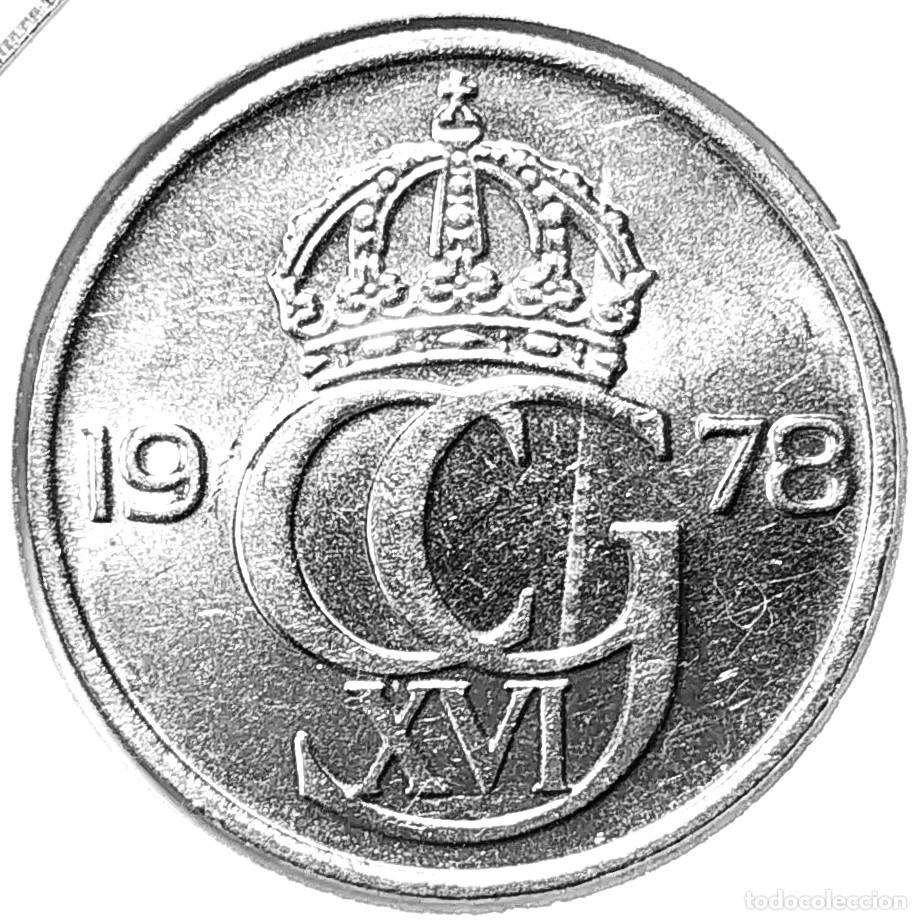 Monedas antiguas de Europa: SUECIA (1975-) - 50 ORE 1978 U - REY CARL XVI GUSTAF - A - 4,50 GR. CUPRONIQUEL - DIAMETRO 22 mm