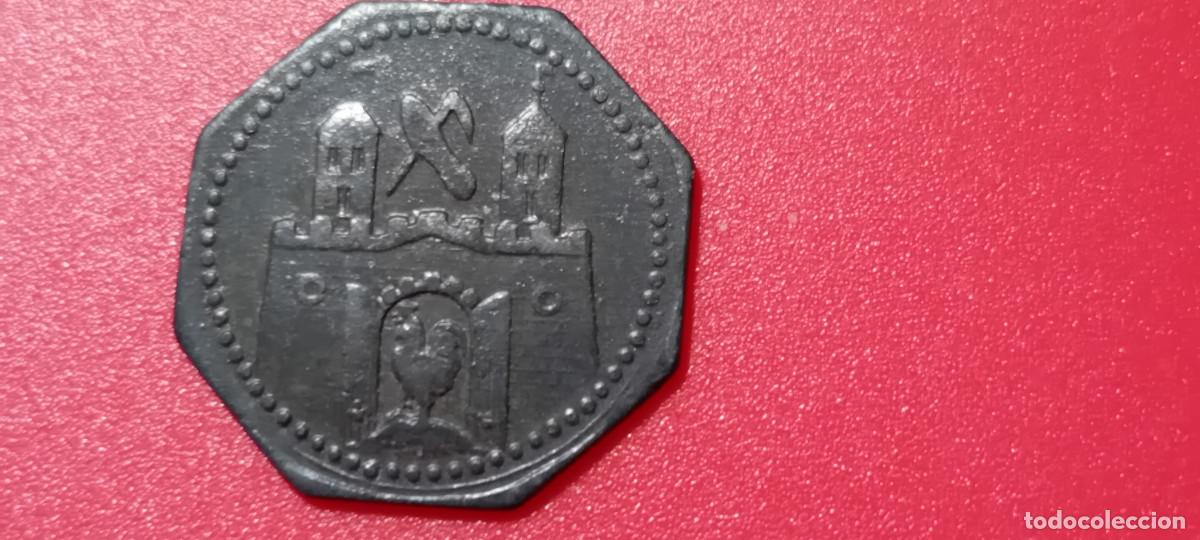 Monedas antiguas de Europa: SUHL, ALEMANIA 10 PFG. SIN FECHA, CINC, NOTGELD, BONITA PATINA