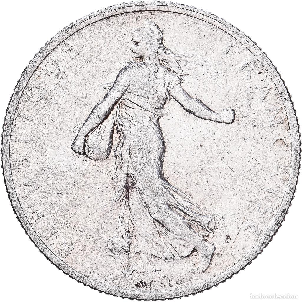 Monedas antiguas de Europa: [#1509920] Francia, 2 Francs, Semeuse, 1902, Paris, Plata, MBC, KM:845.1