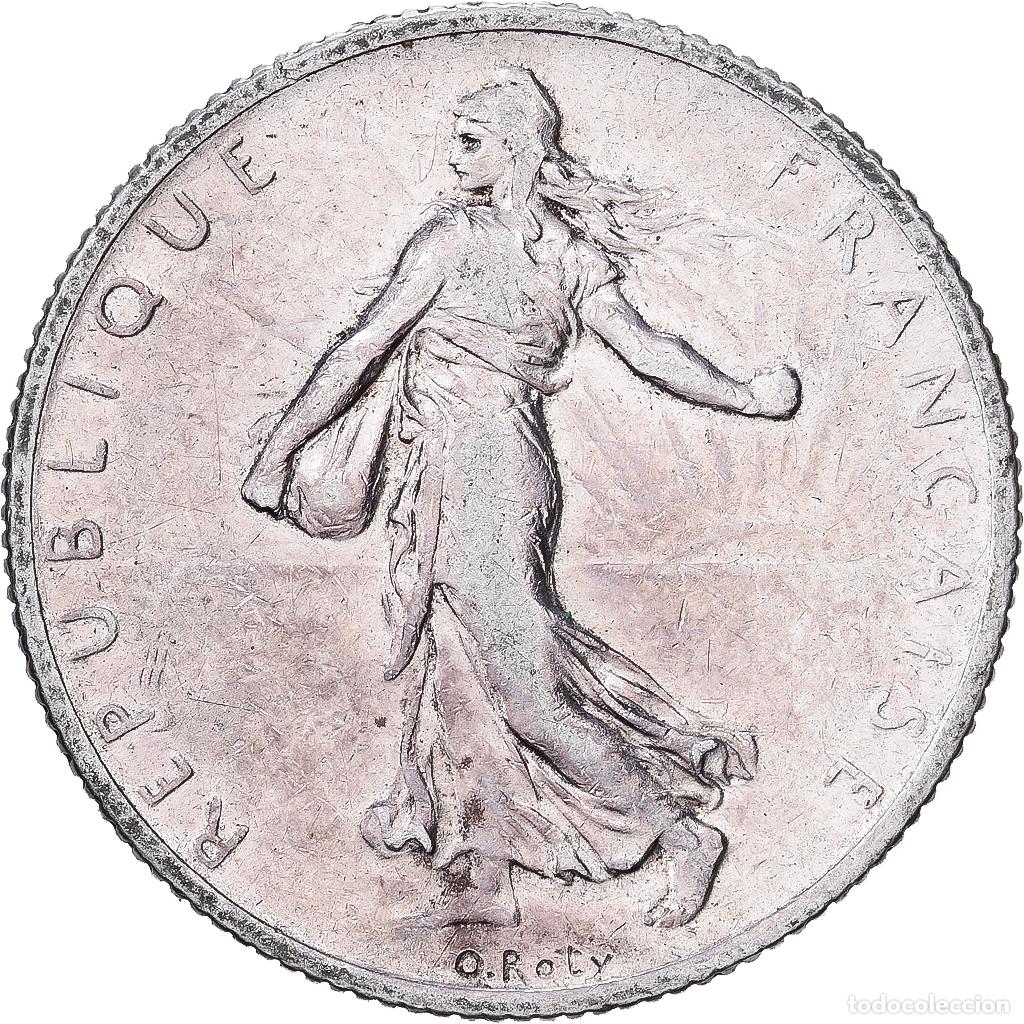 Monedas antiguas de Europa: [#1509924] Francia, 2 Francs, Semeuse, 1901, Paris, Plata, BC+, KM:845.1