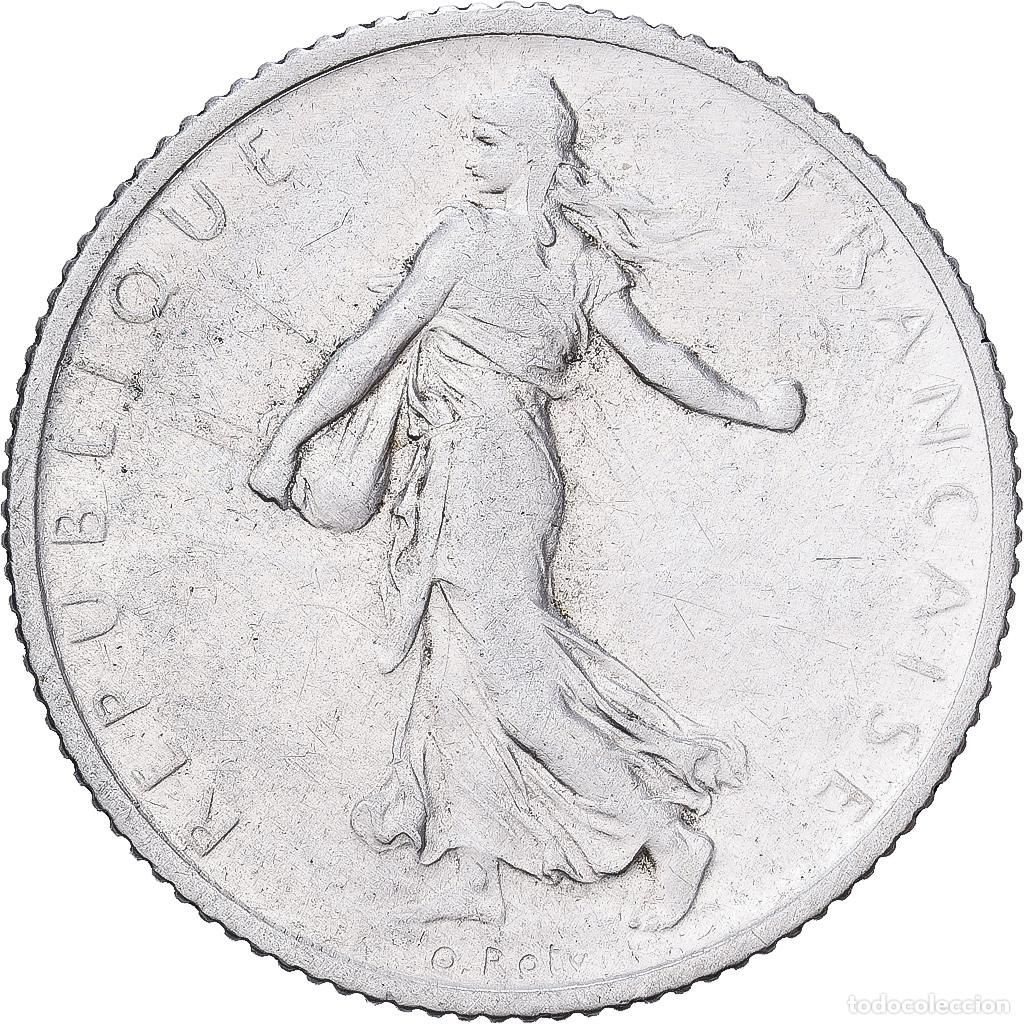Monedas antiguas de Europa: [#1509930] Francia, Franc, Semeuse, 1913, Paris, Plata, EBC, KM:844.1