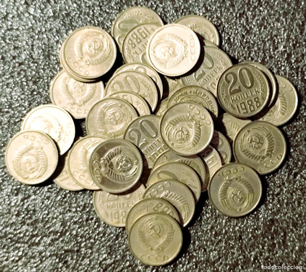 Monedas antiguas de Europa: Rusia, Uni&oacute;n Sovi&eacute;tica (CCCP) 1 X 20 kopek Lote 1939