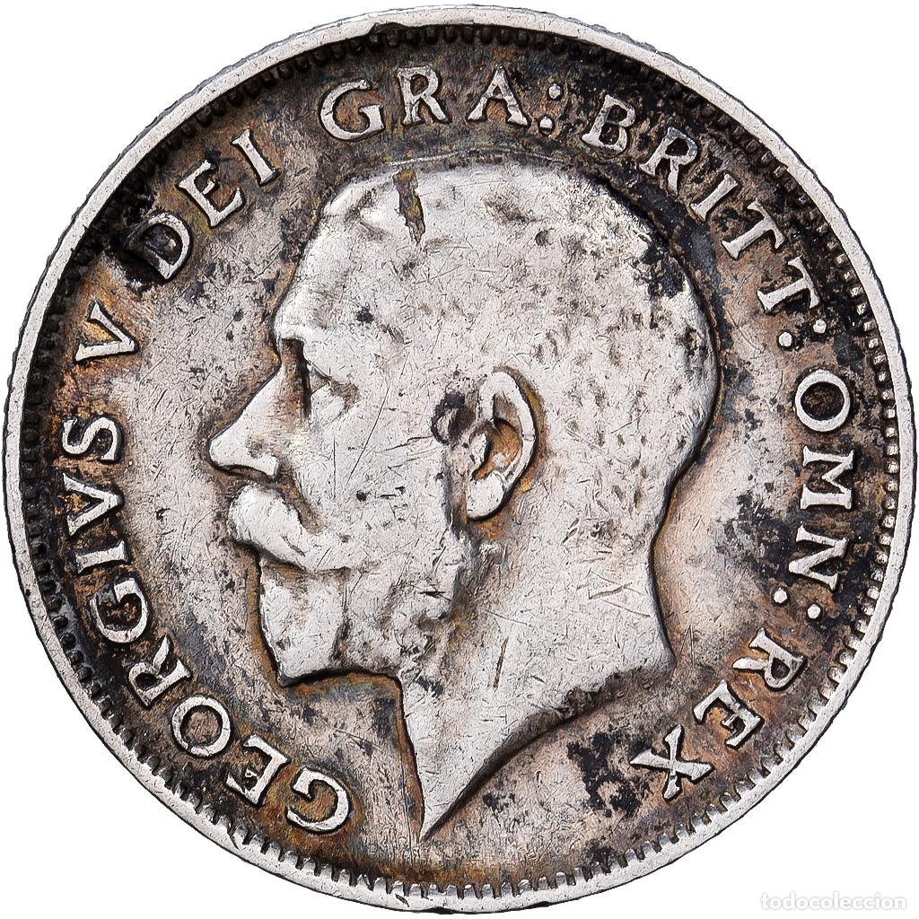 Monedas antiguas de Europa: [#1509940] Gran Breta&ntilde;a, George V, 6 Pence, 1912, Plata, BC+, KM:815