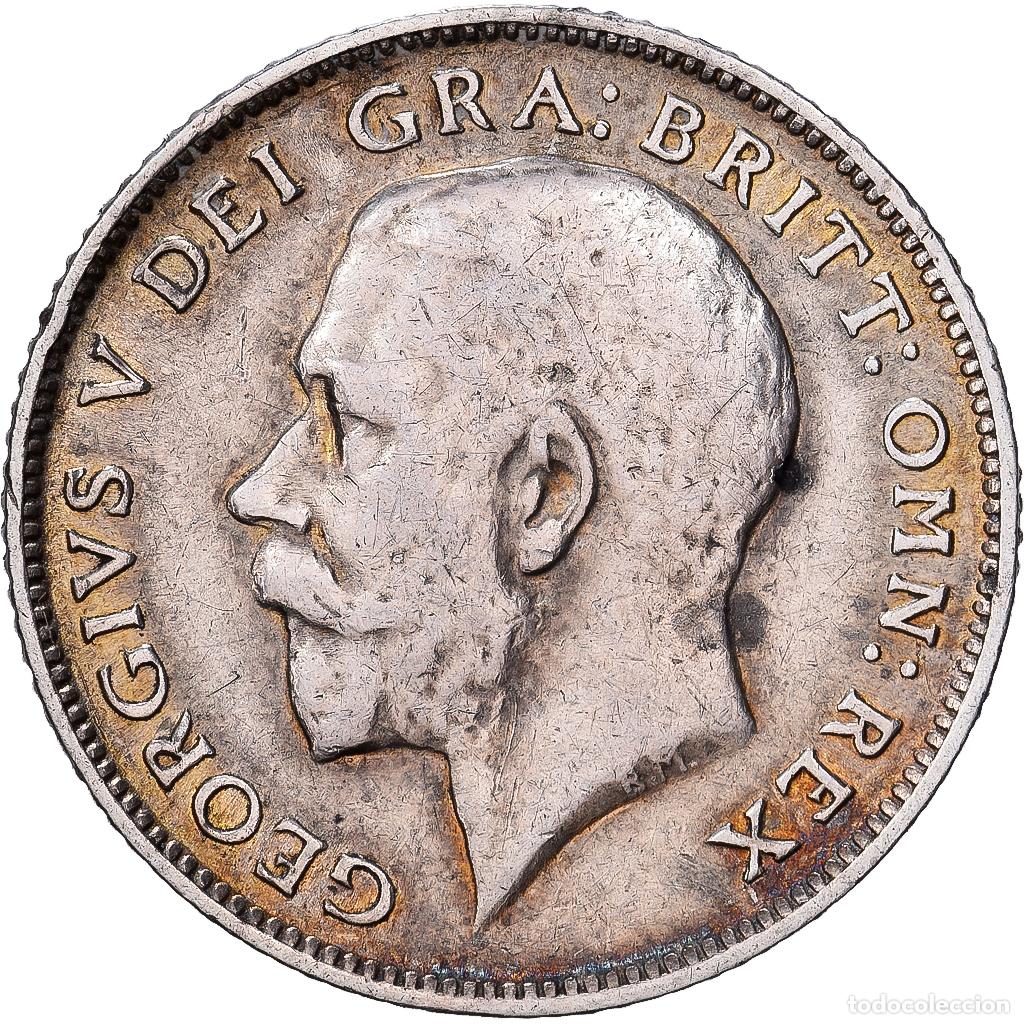 Monedas antiguas de Europa: [#1509941] Gran Breta&ntilde;a, George V, 6 Pence, 1914, Plata, BC+, KM:815