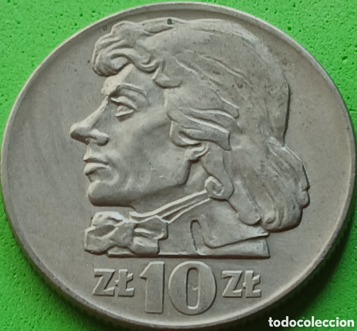 Monedas antiguas de Europa: Polonia 10 zlotych 1959 Y#50 Tadeusz Kosciuszko