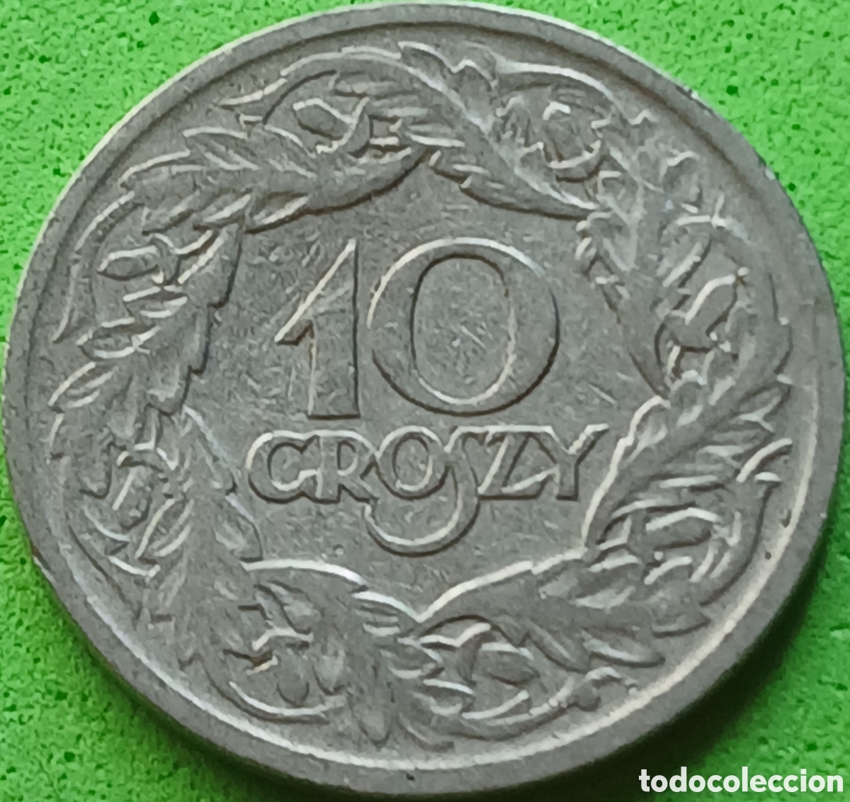 Monedas antiguas de Europa: Polonia 10 groszy 1923 Y#11 magn&eacute;tica