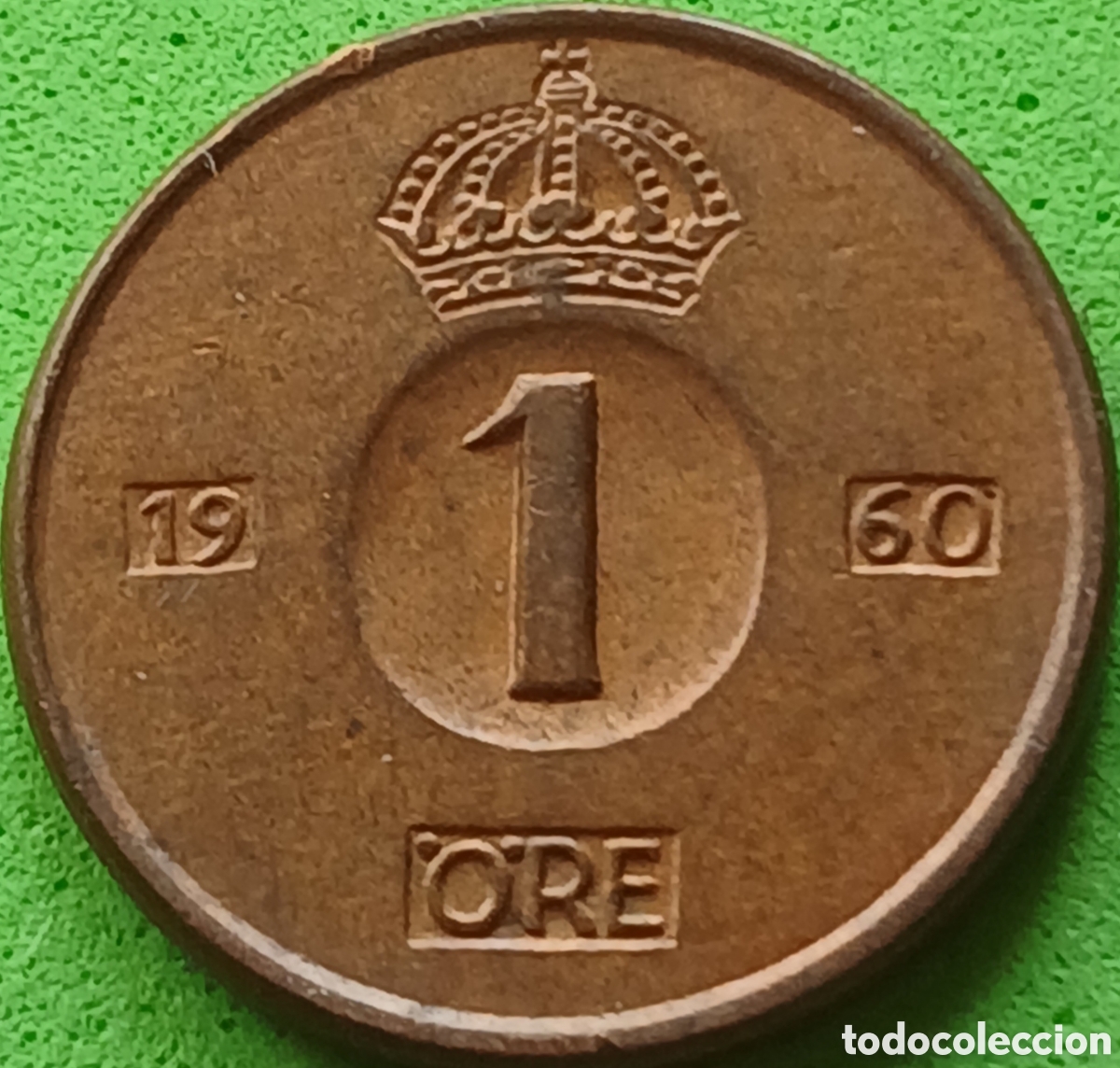 Monedas antiguas de Europa: Suecia 1 ore 1960 km#820