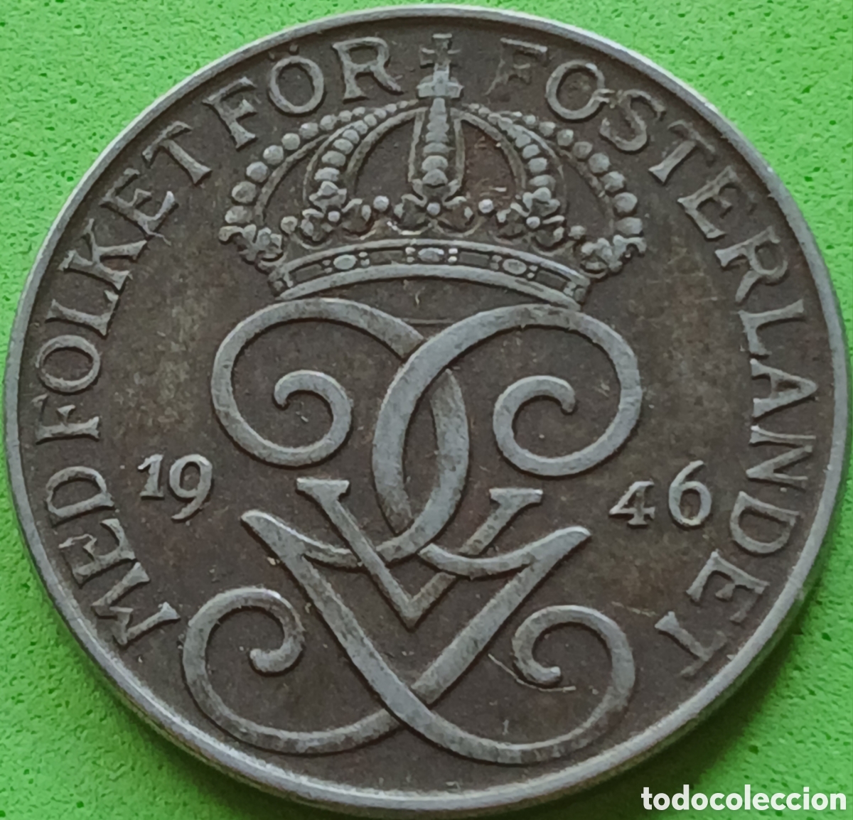 Monedas antiguas de Europa: Suecia 5 ore 1946 km#812