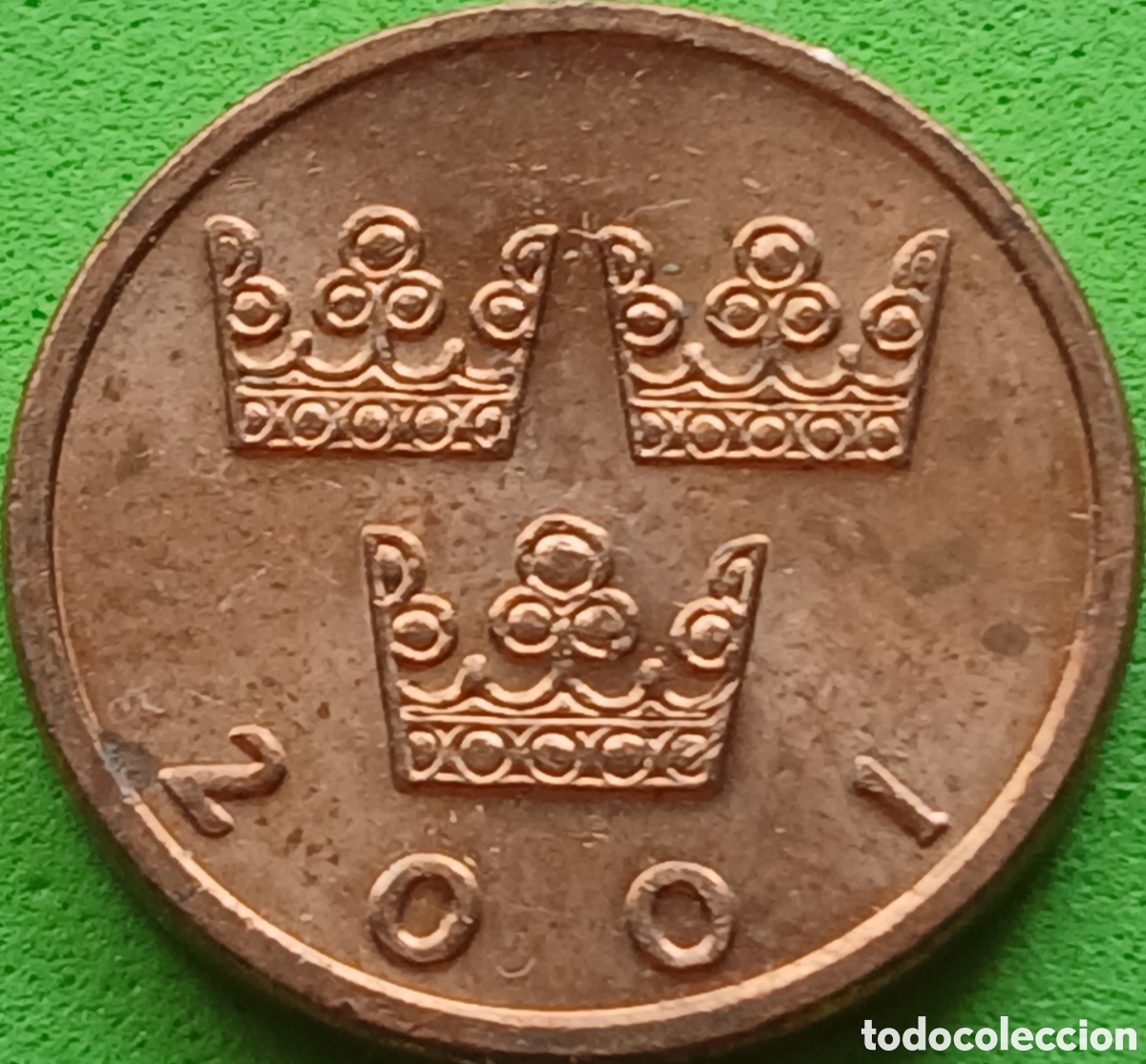Monedas antiguas de Europa: Suecia 50 ore 2001 km#878