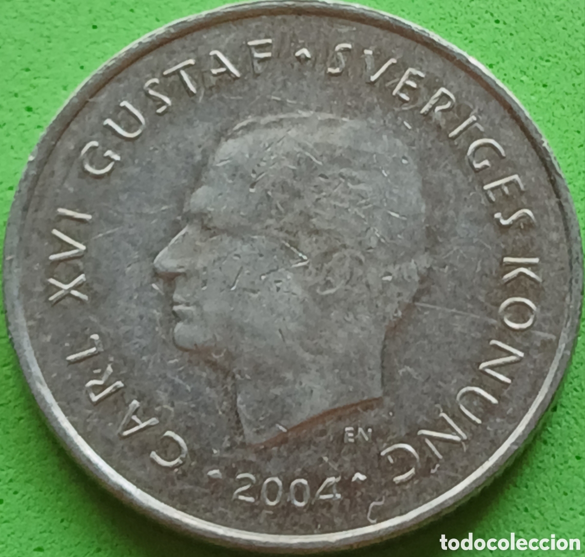 Monedas antiguas de Europa: Suecia 1 corona 2004 km#894