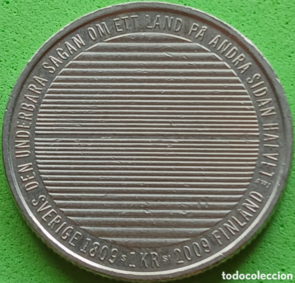 Monedas antiguas de Europa: Suecia 1 corona 2009 km#916 Separaci&oacute;n de Finlandia de Suecia