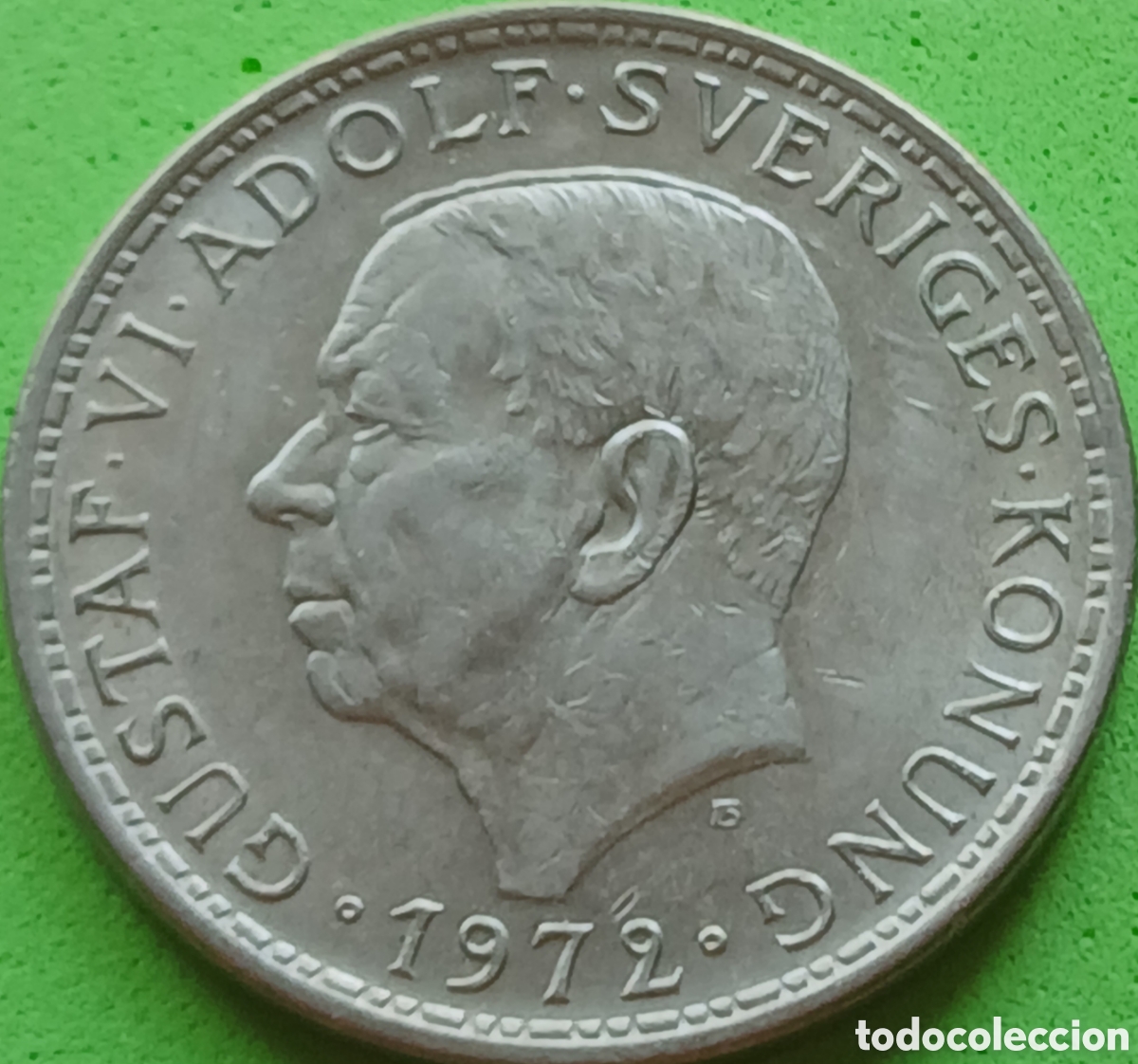 Monedas antiguas de Europa: Suecia 5 coronas 1972 km#846