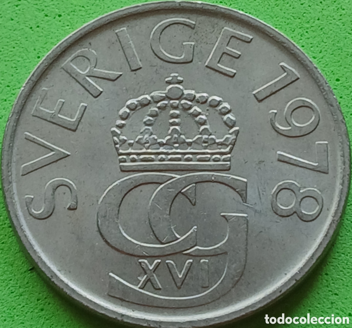 Monedas antiguas de Europa: Suecia 5 coronas 1978 km#853