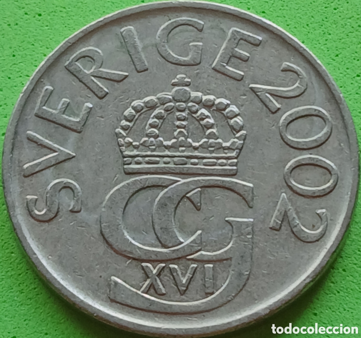 Monedas antiguas de Europa: Suecia 5 coronas 2002 km#853a