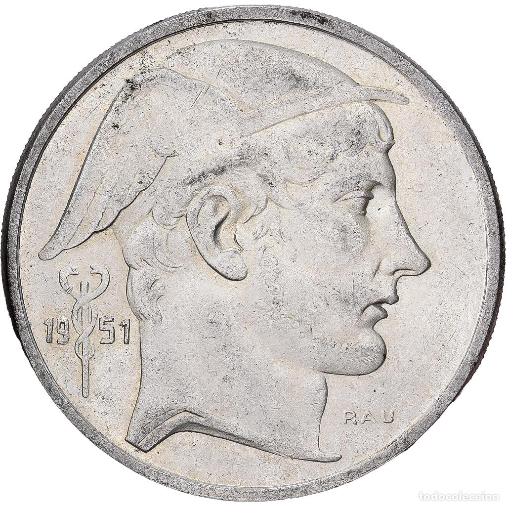 Monedas antiguas de Europa: [#1509963] B&eacute;lgica, 50 Francs, 50 Frank, 1951, Plata, MBC+, KM:137