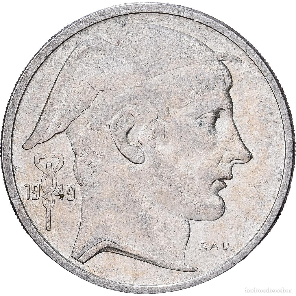 Monedas antiguas de Europa: [#1509964] B&eacute;lgica, 50 Francs, 50 Frank, 1949, Plata, BC+, KM:136.1