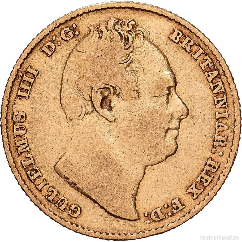 Moedas antigas da Europa: [#1117885] Gran Breta&ntilde;a, Royaume-Uni, Guillaume IV, Souverain, 1835, British Royal Mint