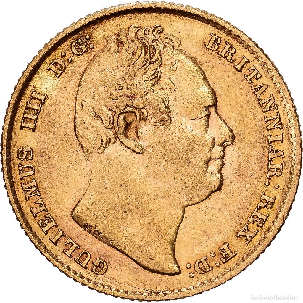 Moedas antigas da Europa: [#1117886] Gran Breta&ntilde;a, Royaume-Uni, Guillaume IV, Souverain, 1832, British Royal Mint