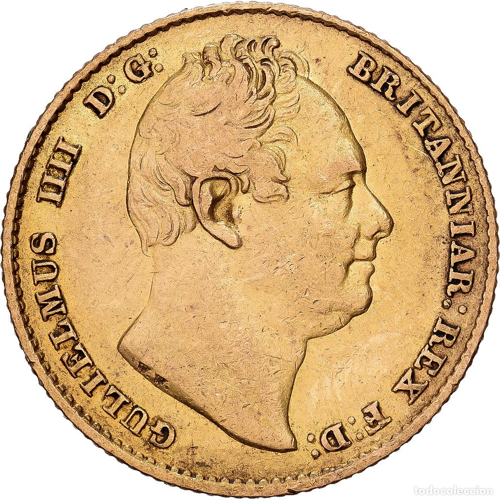Moedas antigas da Europa: [#1117884] Australia, Royaume-Uni, Guillaume IV, Souverain, 1833, Royal Mint, KM 717, Oro