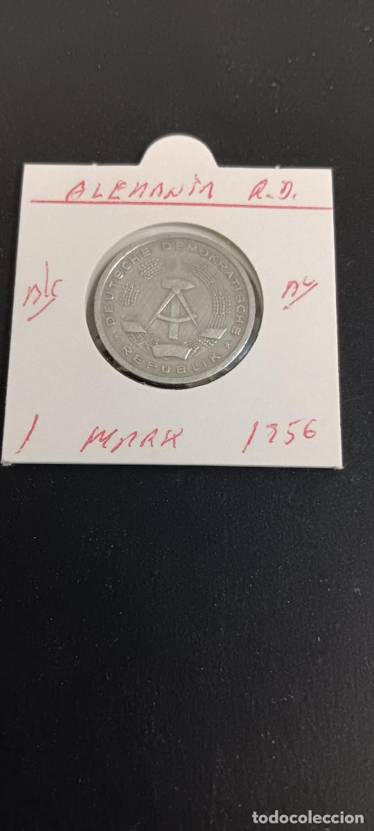Monete antiche di Europa: ALEMANIA DEMOCRATICA 1 MARK 1956 BC KM=13 (ALUMINIO)