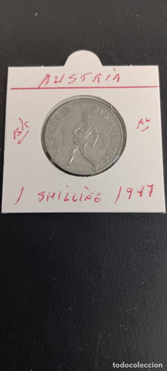 Alte M&uuml;nzen aus Europa: AUSTRIA I SHILLING 1947 BC KM=2871 (ALUMINIO)