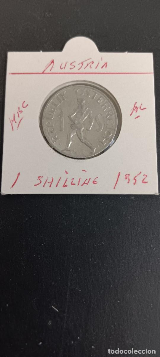 Alte M&uuml;nzen aus Europa: AUSTRIA I SHILLING 1952 MBC KM=2871 (ALUMINIO)