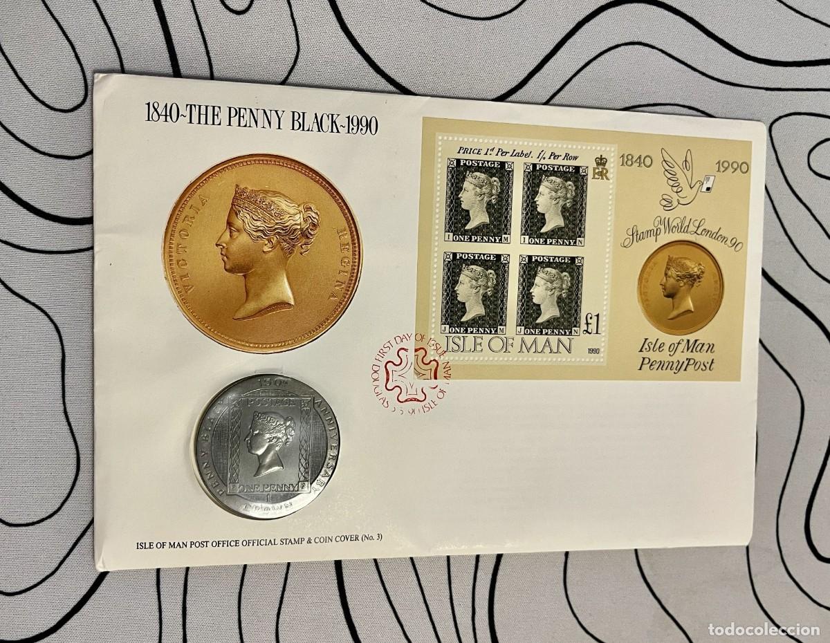 Monedas antiguas de Europa: Coincard, Ed. Limitada 1990 (Isla de Man).