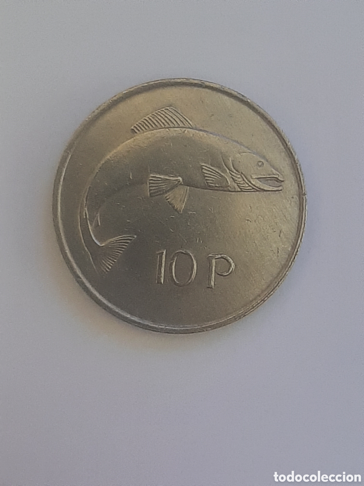 Monedas antiguas de Europa: IRLANDA 10 PENCE 1969