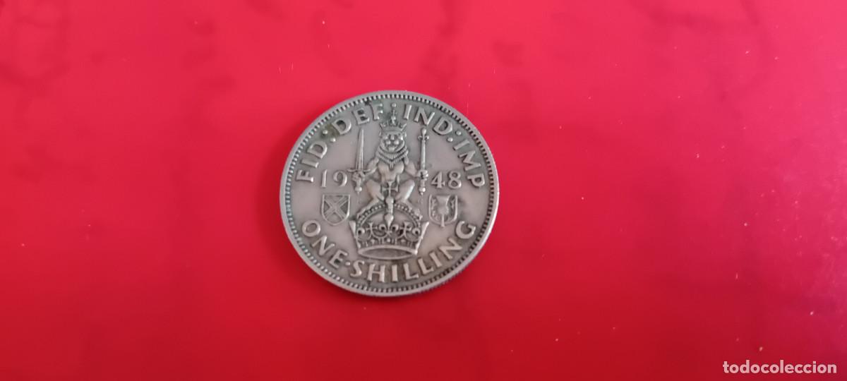 Monedas antiguas de Europa: GRAN BRETA&Ntilde;A 1 CHELIN 1948 BLASON ESCOC&Eacute;S