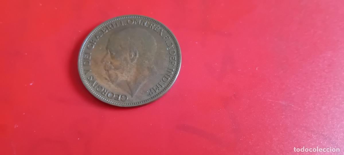 Monedas antiguas de Europa: GRAN BRETA&Ntilde;A 1 PENIQUE 1927 JORGE V