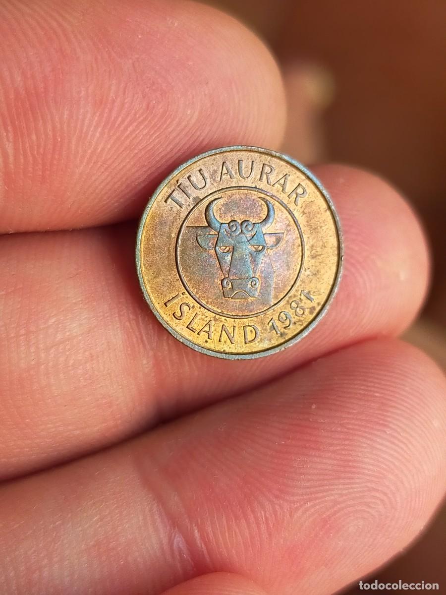 Monnaies anciennes de Europe: MONEDA DE 10 DIEZ AURAR ISLANDIA 1981 MUY BUENA CONSERVACION