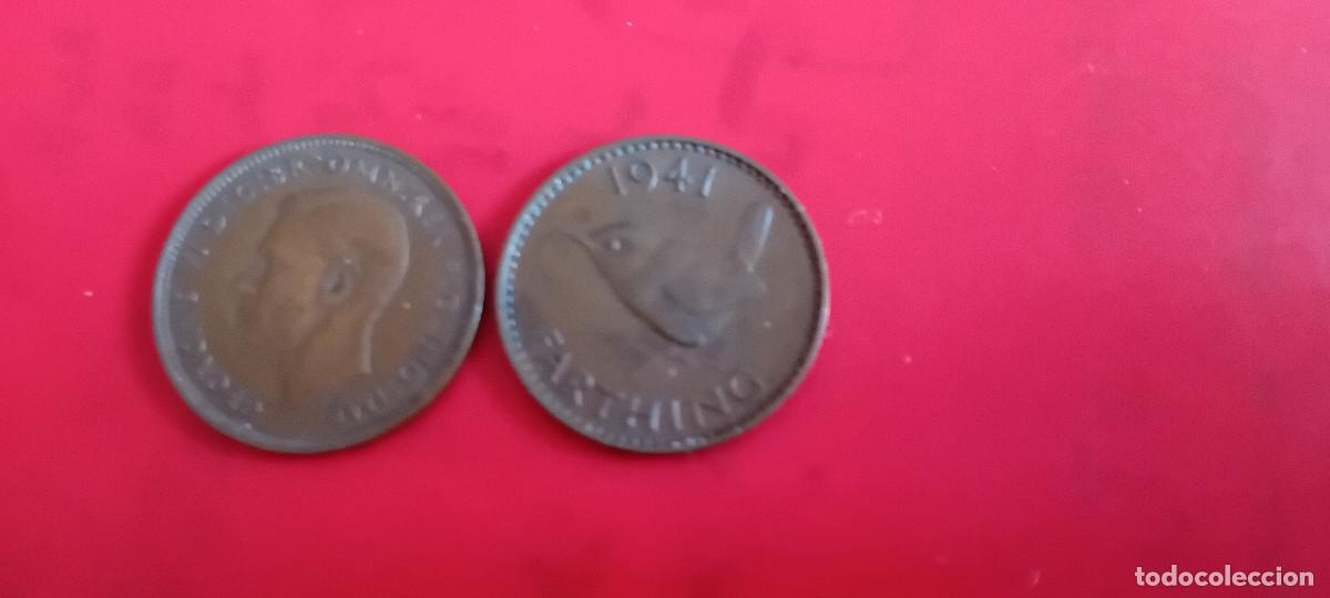 Monedas antiguas de Europa: GRAN BRETA&Ntilde;A 1 FARTHING (CUARTO DE PENIQUE) 1941, JORGE VI