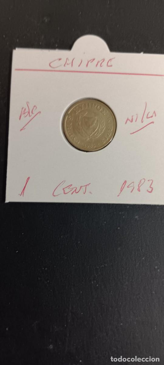 Monedas antiguas de Europa: CHIPRE 1 CENTIMO 1983 BC KM=53.1 (NIQUEL-LAT&Oacute;N)