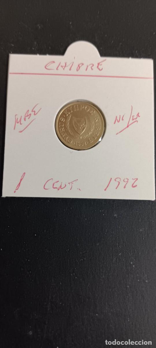 Monedas antiguas de Europa: CHIPRE 1 CENTIMO 1992 MBC KM=53.3 (NIQUEL-LAT&Oacute;N)