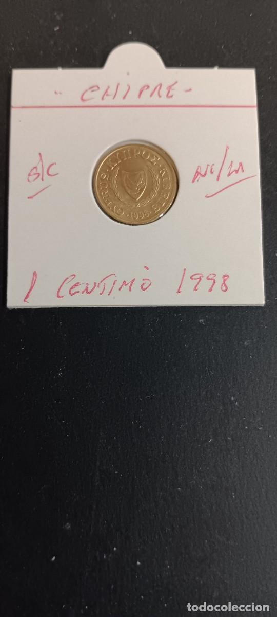 Monedas antiguas de Europa: CHIPRE 1 CENTIMO 1998 S/C KM=53.3 (NIQUEL-LAT&Oacute;N)