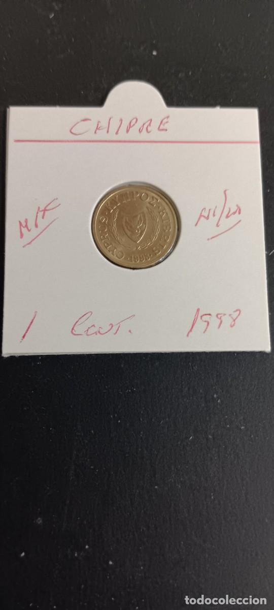 Monedas antiguas de Europa: CHIPRE 1 CENTIMO 1998 MBC KM=53.3 (NIQUEL-LAT&Oacute;N)