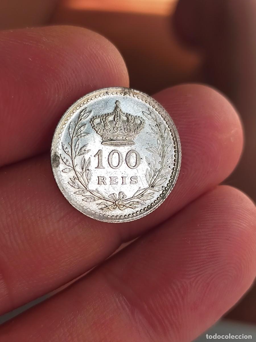 Old Coins of Europe: MONEDA DE 100 CIEN REIS PORTUGAL 1910 MUY BUENA CONSERVACION PLATA