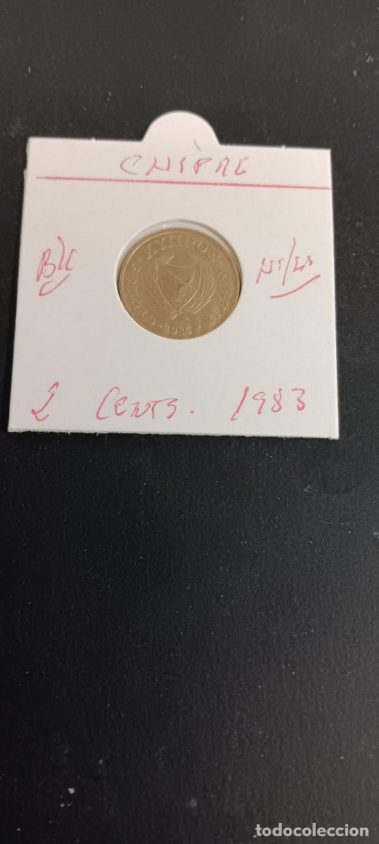Monedas antiguas de Europa: CHIPRE 2 CENTIMOS 1983 BC KM=54.1 (NIQUEL-LAT&Oacute;N)