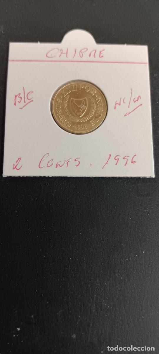 Monedas antiguas de Europa: CHIPRE 2 CENTIMOS 1996 BC KM=54.3 (NIQUEL-LAT&Oacute;N)