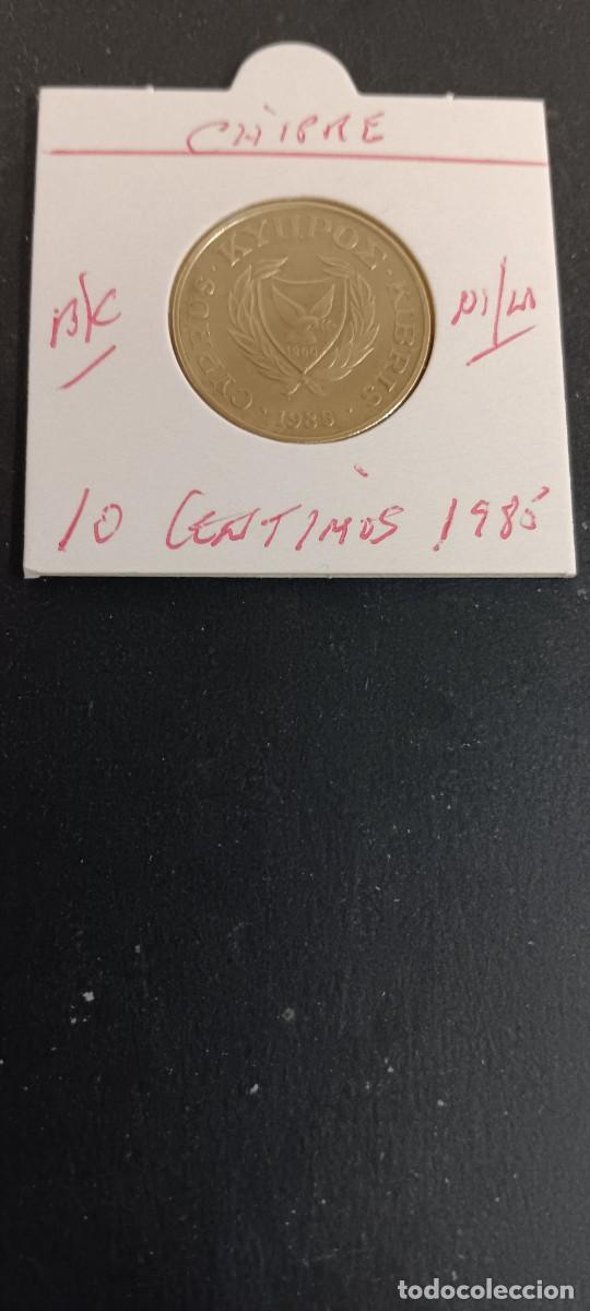 Monedas antiguas de Europa: CHIPRE 10 CENTIMOS 1985 BC KM=56.2 (NIQUEL-LAT&Oacute;N)