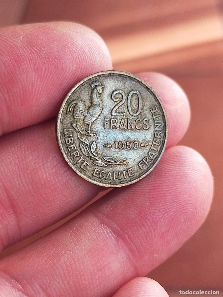 Monedas antiguas de Europa: MONEDA DE 20 VEINTE FRANCOS FRANCS 1950 FRANCIA BUENA CONSERVACION