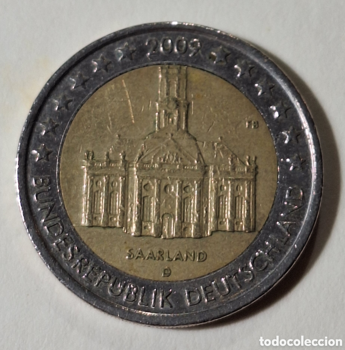 Monedas antiguas de Europa: ALEMANIA - MONEDA DE 2 EUROS CONMEMORATIVA SAARLAND 2009 D