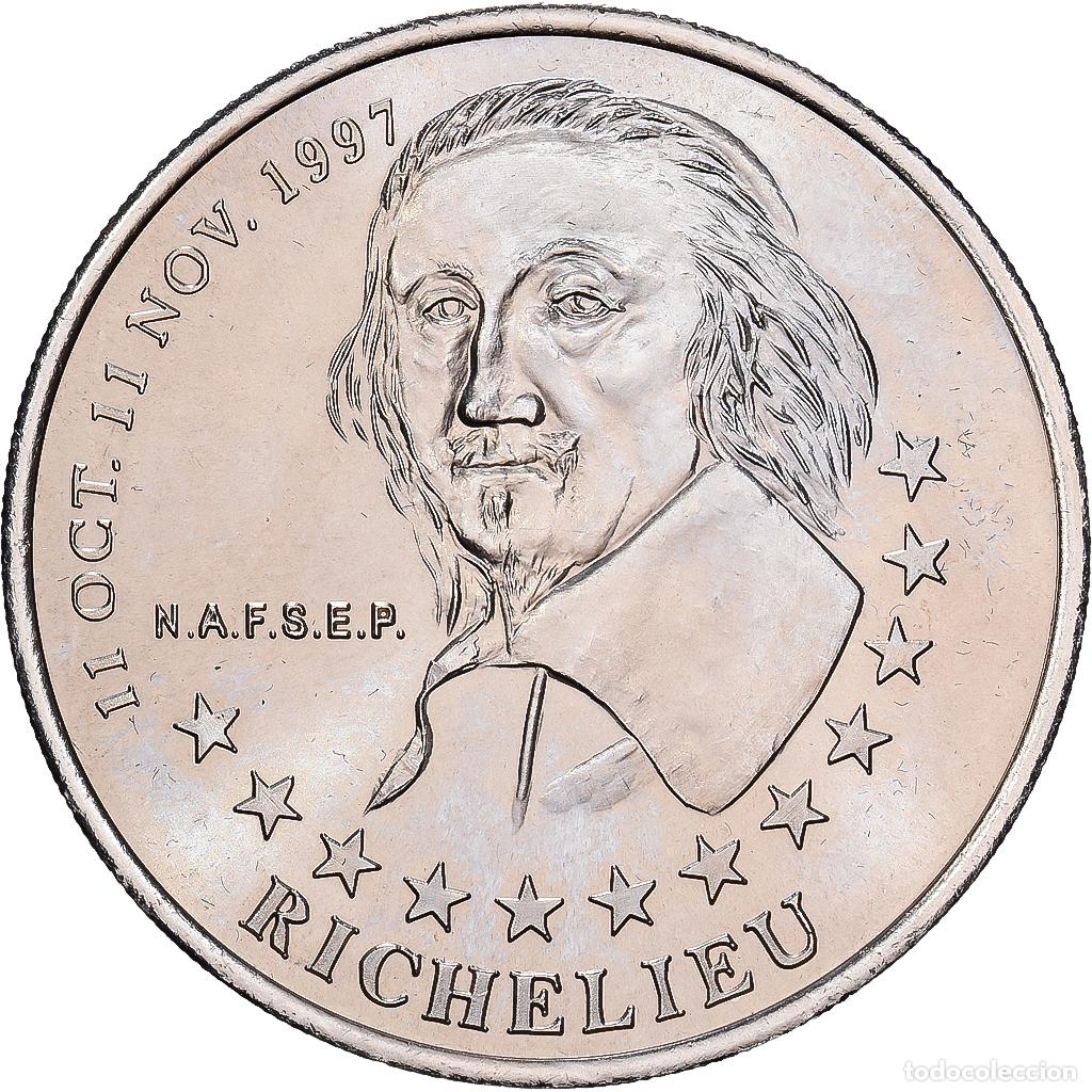 Monedas antiguas de Europa: [#1545031] Francia, 2 Euro, Tours et de Touraine - Richelieu, 1997, MDP, Cupronickel, EBC