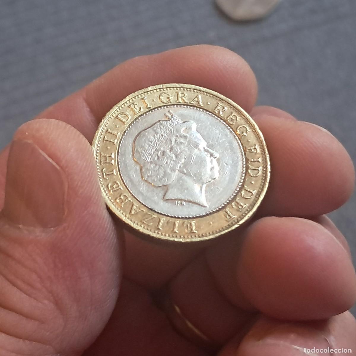 Monedas antiguas de Europa: MONEDA DEL REINO UNIDO 2 LIBRAS POUNDS 2013 - Elizabeth II (4&ordm; retrato; Tecnolog&iacute;a) VF, KM# 994..