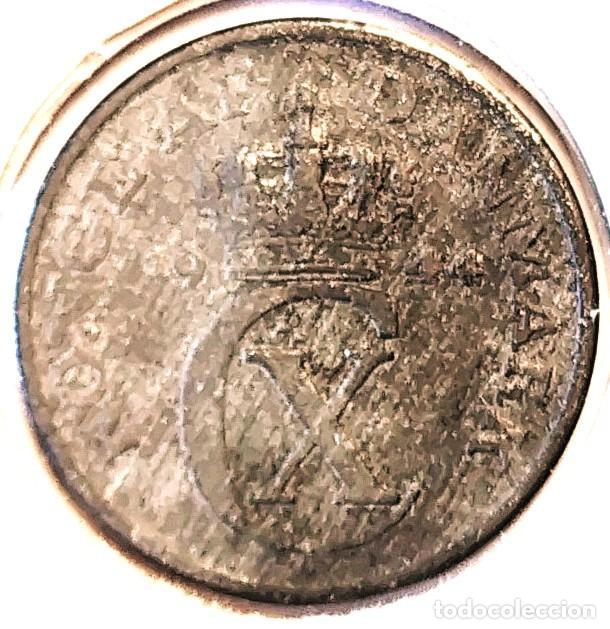 Monedas antiguas de Europa: DINAMARCA (1912-1947) - 1 ORE 1944 - REY CRISTIAN X - A - 1,60 GR. ZINC - DIAMETRO 16 mm - KM#826.2